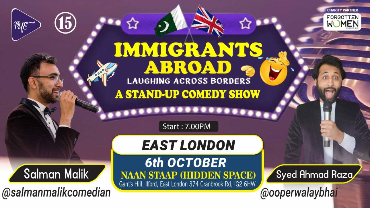 Immigrants Abroad Stand-up Comedy Show East London