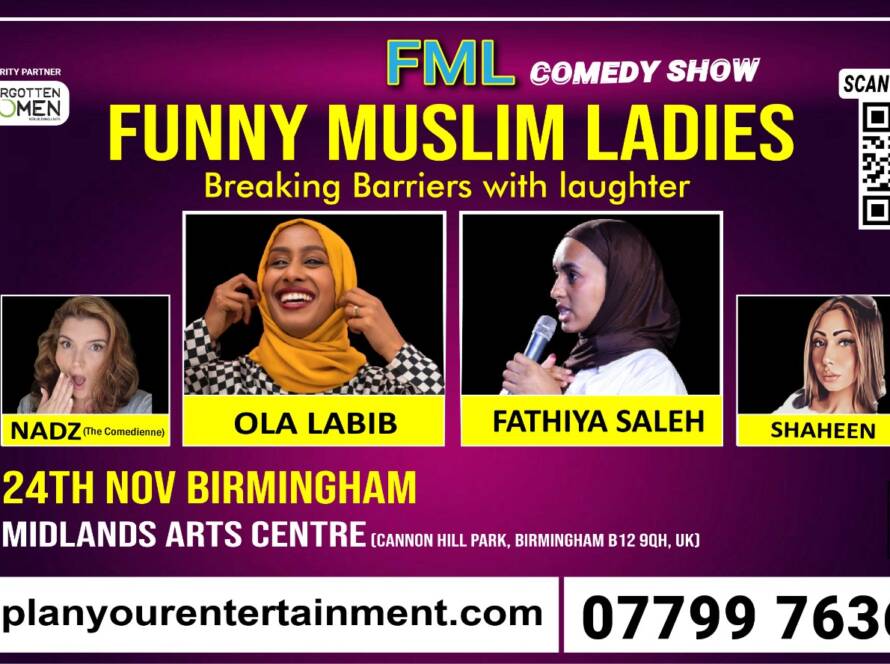 Funny Muslim Ladies FML Standup Comedy Show Birmingham