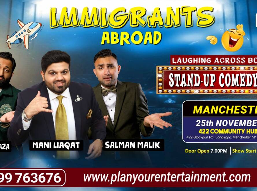 Immigrants Abroad Stand-up Comedy Show Manchester 25th Nov 23
